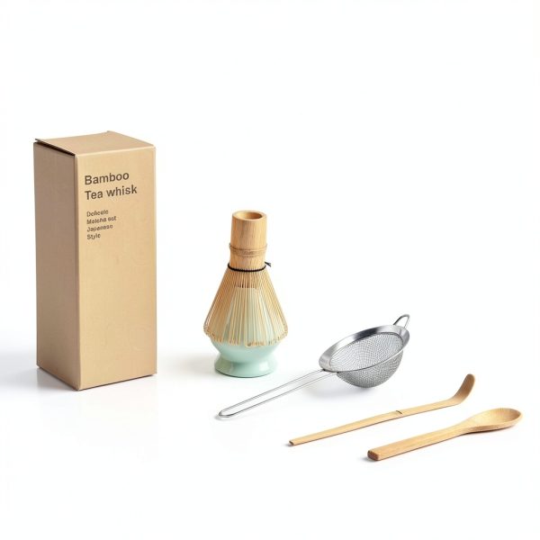Matcha Whisk Set YEONHWA Bamboo Green 5 Pack-6