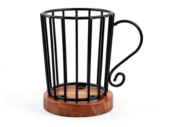 QWLWBU Matte Coffee Pod Holder - 7 Pods Capacity-4