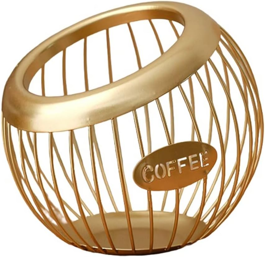 Coffee pod holder on a coffee station
