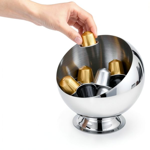 Shoxil Gold Metal Coffee Pod Baskets Holder-3