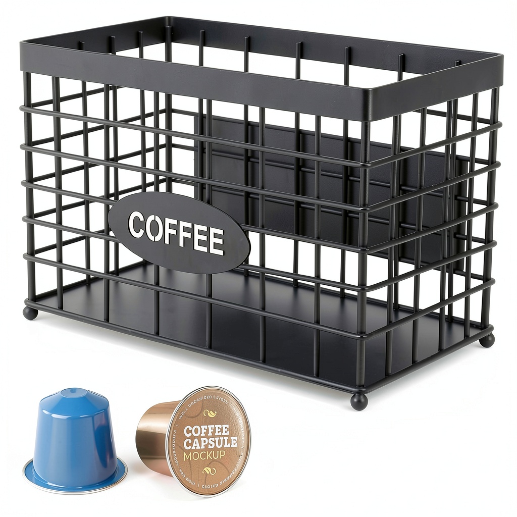Vivise Coffee Pod Holder in a modern kitchen