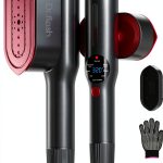 DRFLASH Garment Steamer Compact Rose Red Fast Heat Wrinkle-0