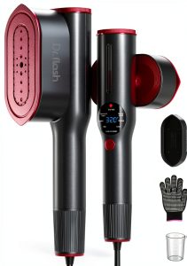 DRFLASH Garment Steamer Compact Rose Red Fast Heat Wrinkle-0