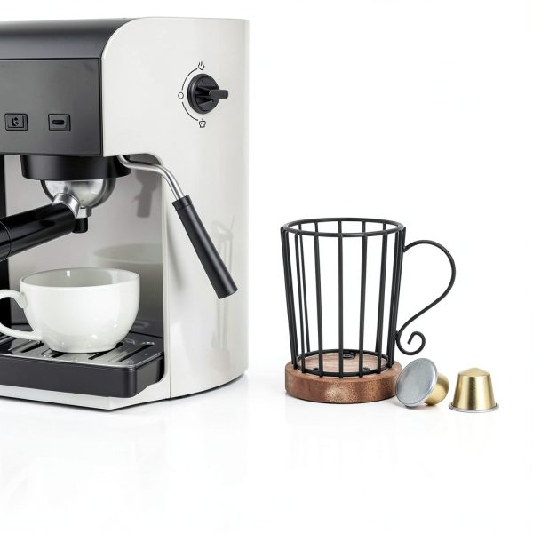 QWLWBU Matte Coffee Pod Holder - 7 Pods Capacity-5