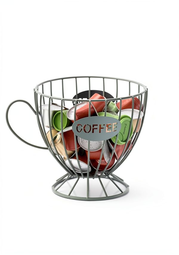 Iron Coffee Pod Holder by SEEK RARE Kitchen Storage-4