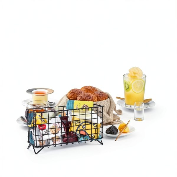 Black Coffee Pod Holder by ELLDOO Kitchen Storage-4