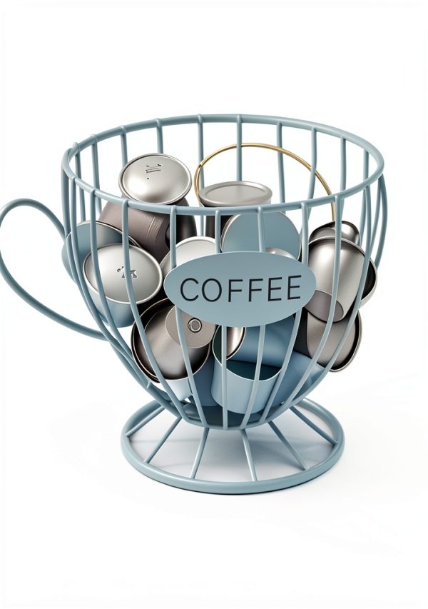 Iron Coffee Pod Holder by SEEK RARE Kitchen Storage-8