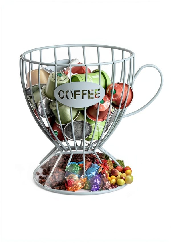 Iron Coffee Pod Holder by SEEK RARE Kitchen Storage-5