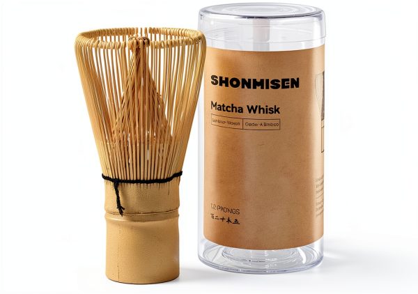 SHONMISEN Matcha Whisk Traditional Japanese Chasen Bamboo-0