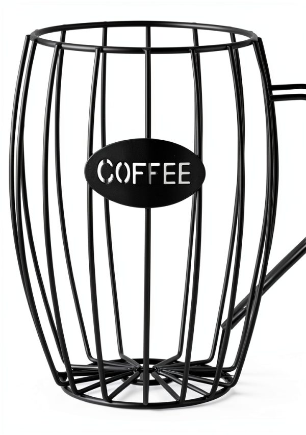 Coffee Pod Holder MOLIGOU Iron Round Design-1