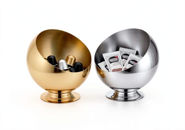 Shoxil Gold Metal Coffee Pod Baskets Holder-5