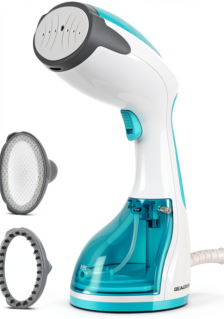 BEAUTURAL Aqua garment steamer in a modern bedroom setting