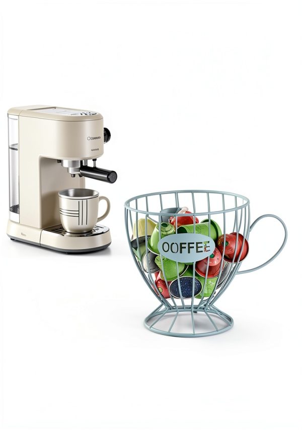 Iron Coffee Pod Holder by SEEK RARE Kitchen Storage-6