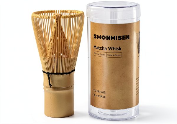 SHONMISEN Matcha Whisk Traditional Japanese Chasen Bamboo-7