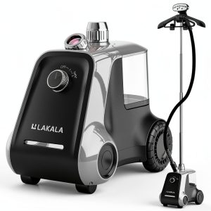 LAKALA Garment Steamer Black Modern 1500W Quick Heat-0