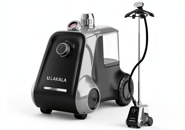 LAKALA Garment Steamer Black Modern 1500W Quick Heat-0