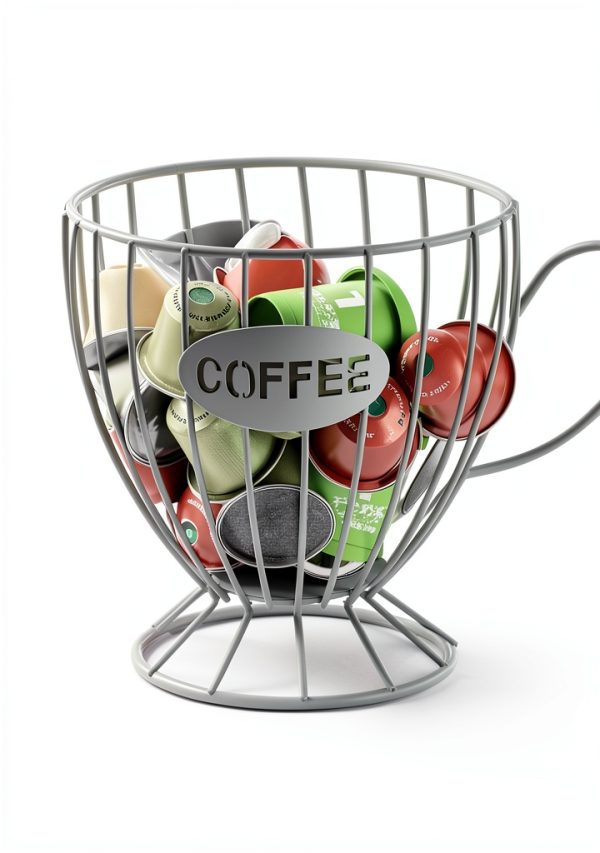Iron Coffee Pod Holder by SEEK RARE Kitchen Storage-2