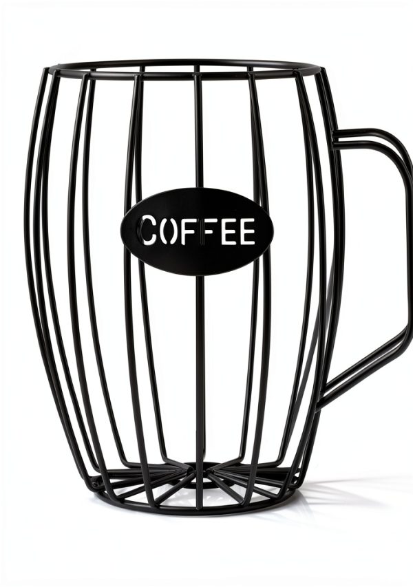 Coffee Pod Holder MOLIGOU Iron Round Design-2
