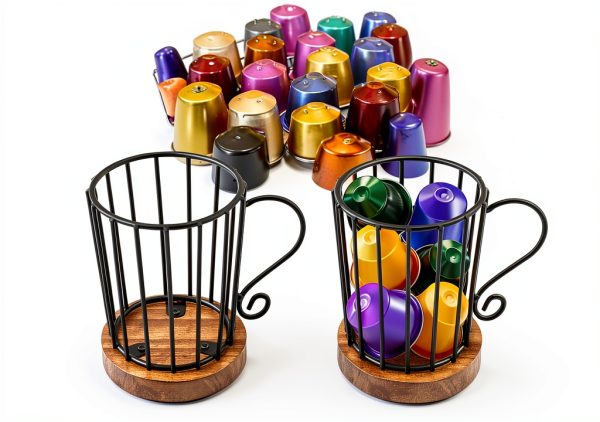 QWLWBU Matte Coffee Pod Holder - 7 Pods Capacity-2
