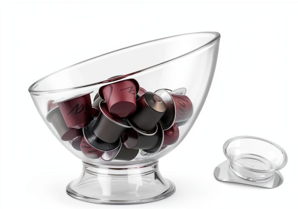 Coffee Pod Holder MOLIGOU Plastic Bowl Modern-3