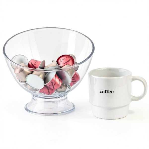 Coffee Pod Holder MOLIGOU Plastic Bowl Modern-6