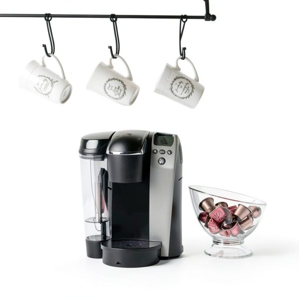 Coffee Pod Holder MOLIGOU Plastic Bowl Modern-5