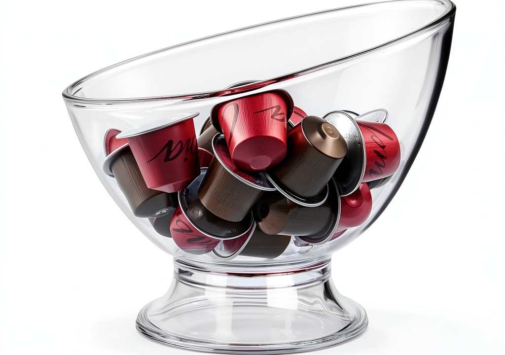 MOLIGOU coffee pod holder on a modern kitchen counter