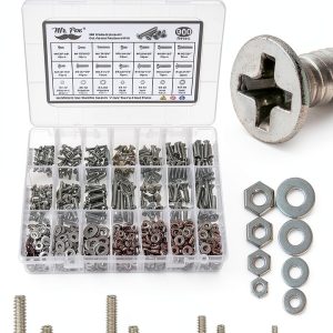 Mr. Pen Nuts and Bolts Kit 900 pcs Stainless Steel Phillips Head-0