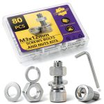 M3 Metric Screws & Nuts Kit by ZerDans Stainless Steel Hex Set-0