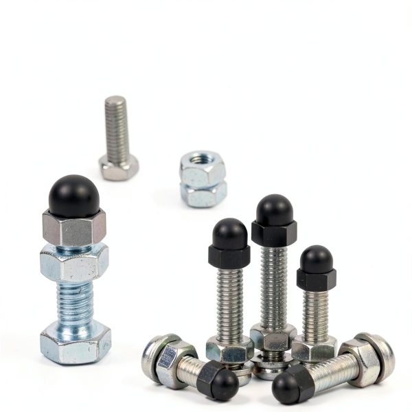 Hex Acorn Cap Nuts Kit by smseace 110pcs 6 Sizes M3-M10 Nylon Covers-4