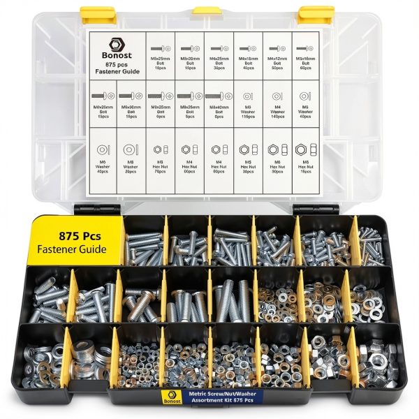 Hardware Assortment Kit Bonost with SAE & Metric Phillips, Grade 8.8-1