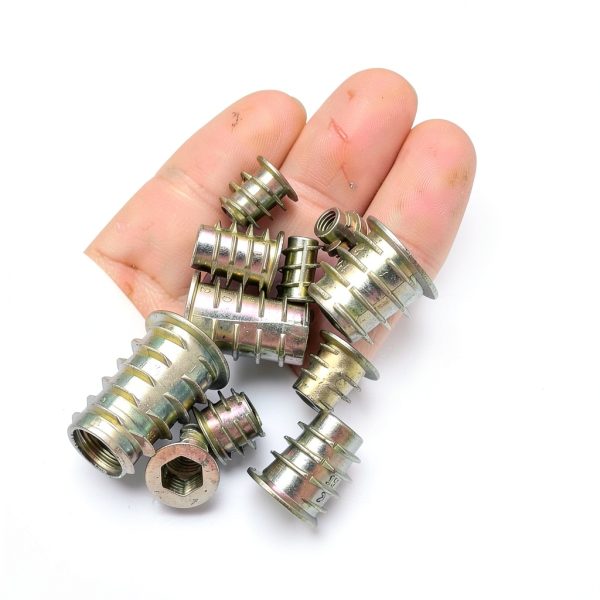 Threaded Inserts Nuts Assortment Kit qiwuhai 230pcs M4-M10 Fasteners-3