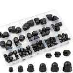 Hex Acorn Cap Nuts Kit by smseace 110pcs 6 Sizes M3-M10 Nylon Covers-0