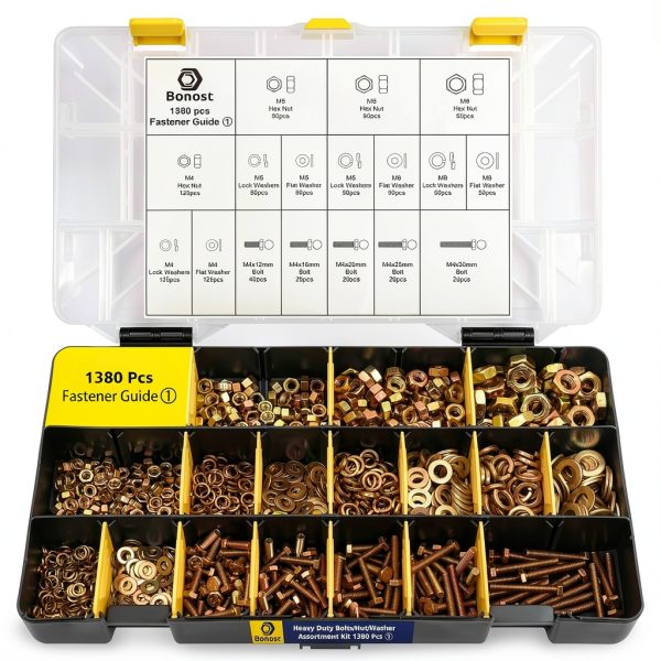 Hardware Assortment Kit Bonost with SAE & Metric Phillips, Grade 8.8-3