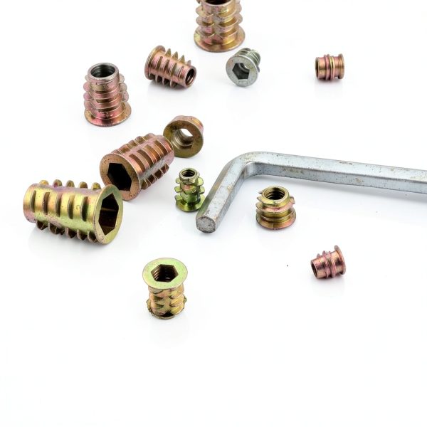 Threaded Inserts Nuts Assortment Kit qiwuhai 230pcs M4-M10 Fasteners-6