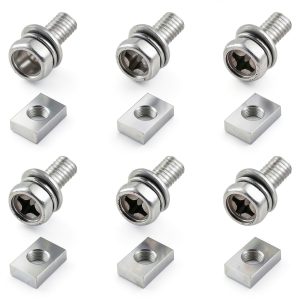 smseace 12Pack M6x16mm Battery Bolts & Nuts 304 Stainless Steel-0