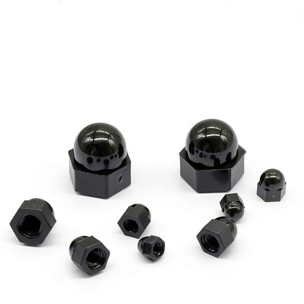Hex Acorn Cap Nuts Kit by smseace 110pcs 6 Sizes M3-M10 Nylon Covers-2