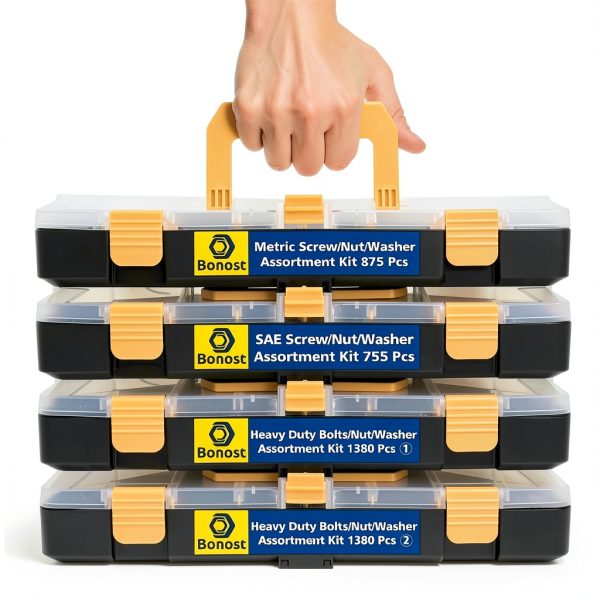 Hardware Assortment Kit Bonost with SAE & Metric Phillips, Grade 8.8-6