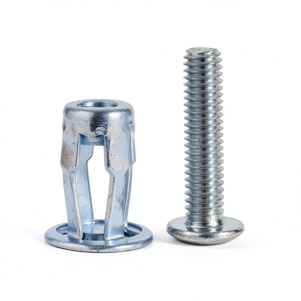 8PCS Jack Nuts Petal Screw Anchors Expansion Plugs Board Wall Fasteners Handware Fixing Screw Bolt Metal Rivetnut,M5*25mm Type 03-2