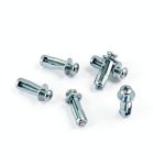 8PCS Jack Nuts Petal Screw Anchors Expansion Plugs Board Wall Fasteners Handware Fixing Screw Bolt Metal Rivetnut,M5*25mm Type 03-0