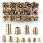 Threaded Inserts Nuts Assortment Kit qiwuhai 230pcs M4-M10 Fasteners-0