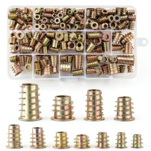 Threaded Inserts Nuts Assortment Kit qiwuhai 230pcs M4-M10 Fasteners-0