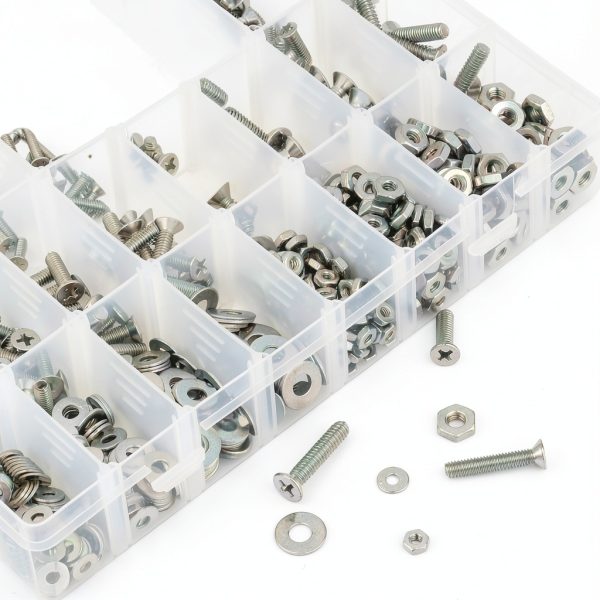 Mr. Pen Nuts and Bolts Kit 900 pcs Stainless Steel Phillips Head-4