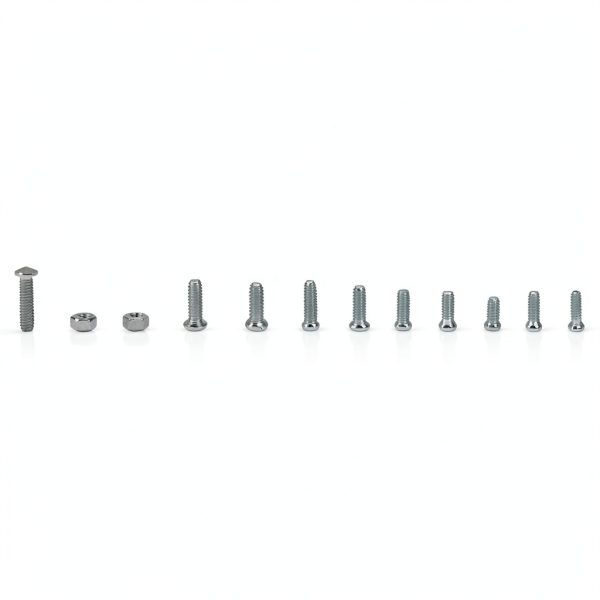 600Pcs Flat Head Screw Kit with Nuts for Watches & Appliances-6