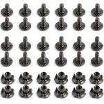 Gun Holster Screws Kit Longting 12-Set Carbon Steel Dacromet T-Nuts-0