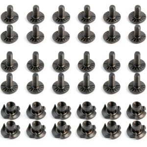 Gun Holster Screws Kit Longting 12-Set Carbon Steel Dacromet T-Nuts-0