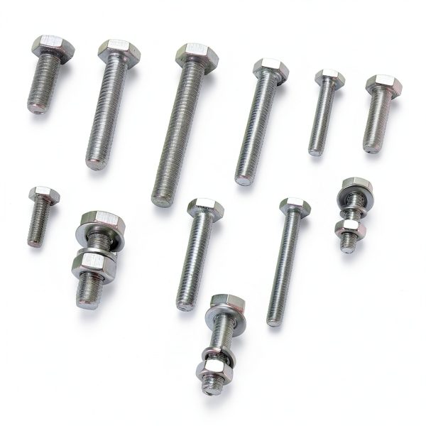 Hex Bolts and Nuts and Washers Assortment Kit, 496 Pcs Metric Hex Head Nuts and Bolts Kit, Stainless Steel Machine Screws Bolts Nuts Flat & Spring Lock Washers Set - M4 M5 M6-4
