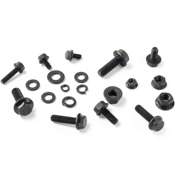 Mr. Pen Nuts and Bolts Assortment Kit 272pcs Black Carbon Steel 10.9-7