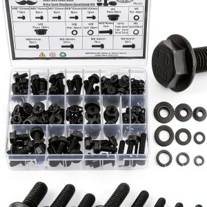 Mr. Pen Nuts and Bolts Assortment Kit 272pcs Black Carbon Steel 10.9-0